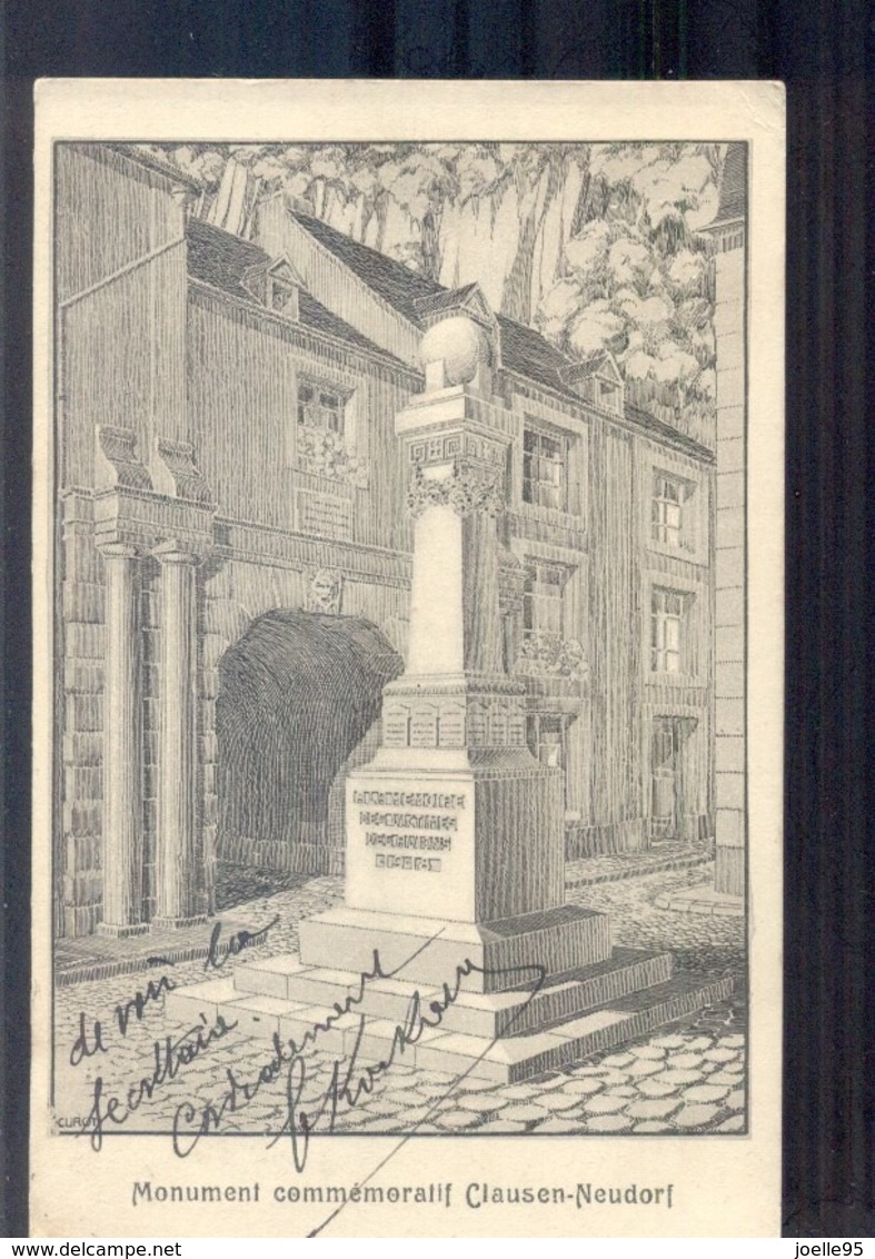 Luxembourg Luxemburg -  Monument Commermoralif  Clausen Neudorf - 1924 - Autres & Non Classés
