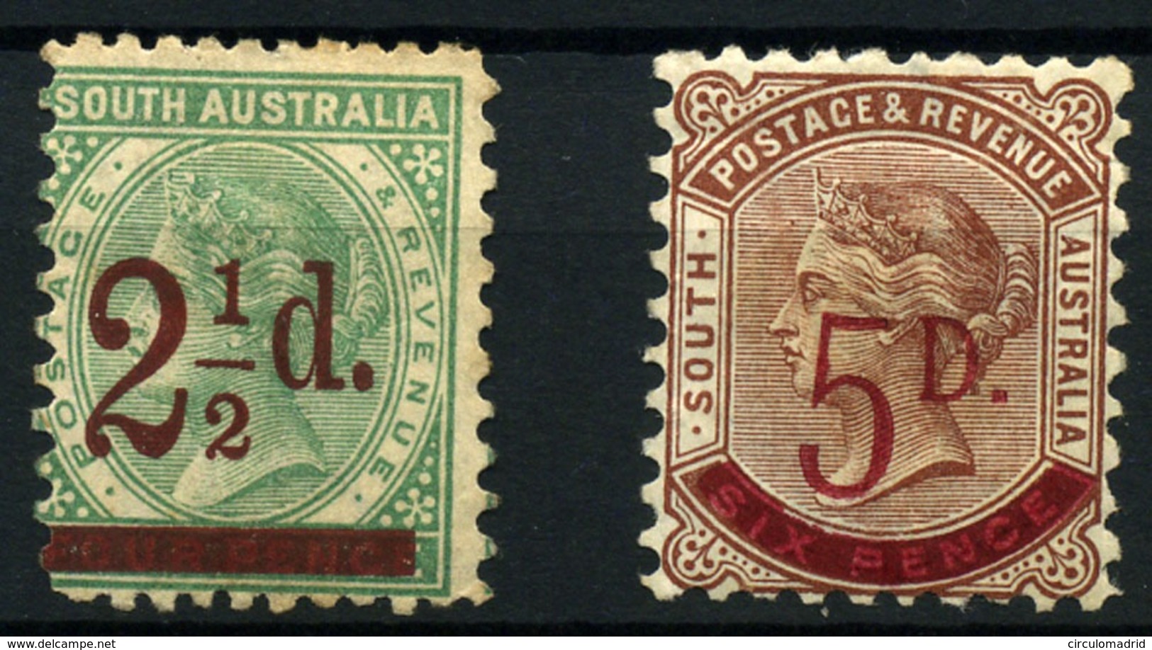 Australia Del Sur Nº 56/57 . Año 1891 - Ungebraucht