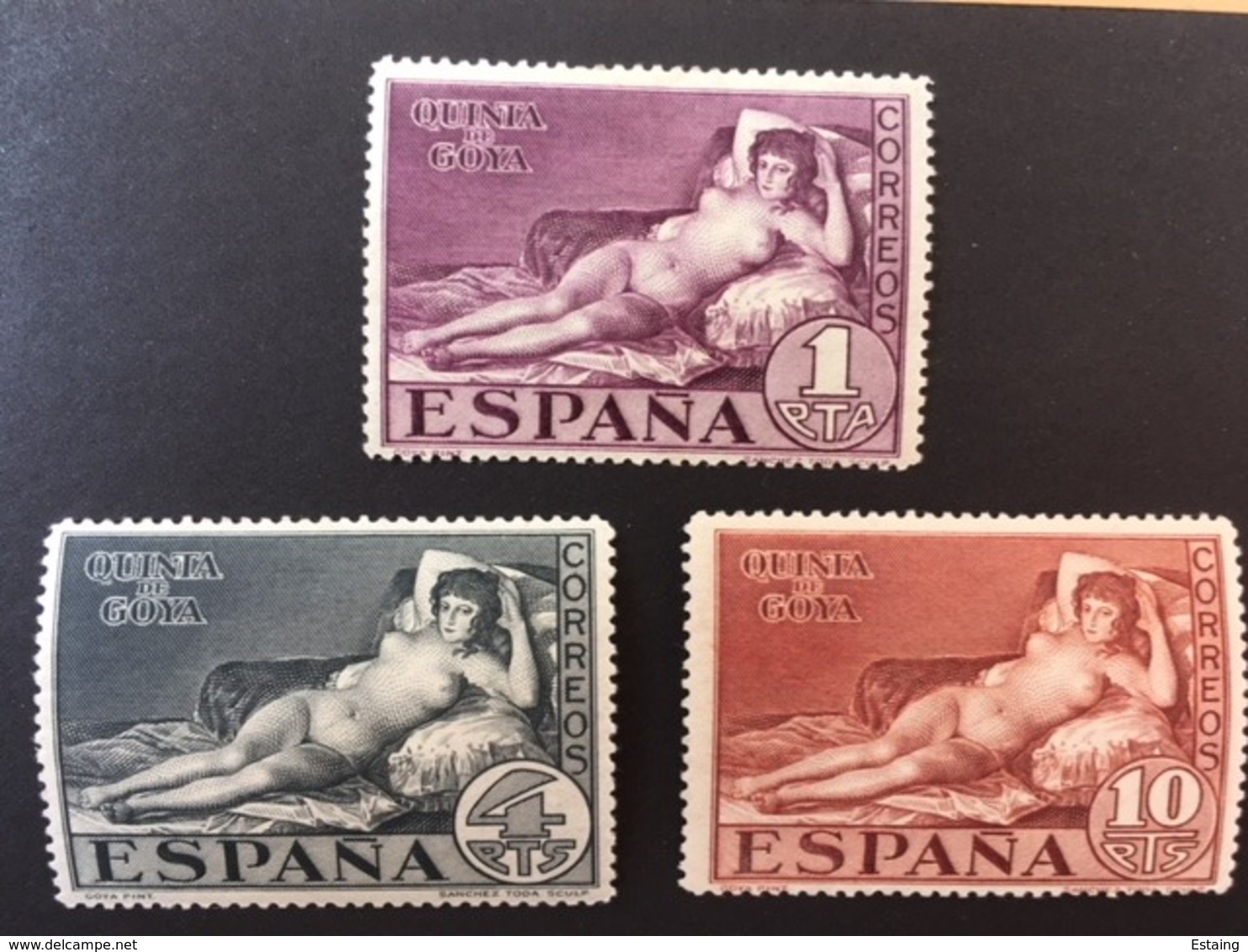 Goya, Exposition De Séville, Nus - Unused Stamps