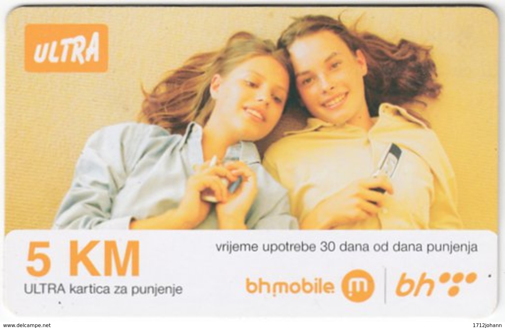 BOSNIA & HERZEGOWINA A-245 Prepaid Telecom - People, Youth - Used - Bosnien