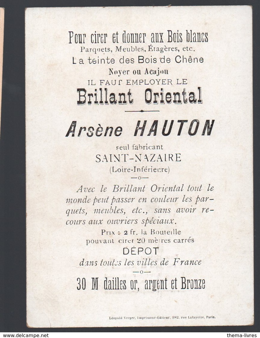 Saint Nazaire  (44 Loire Atlantique) Chromo HAUTON  Deux Enfants à La Fenêtre (PPP20709) - Autres & Non Classés