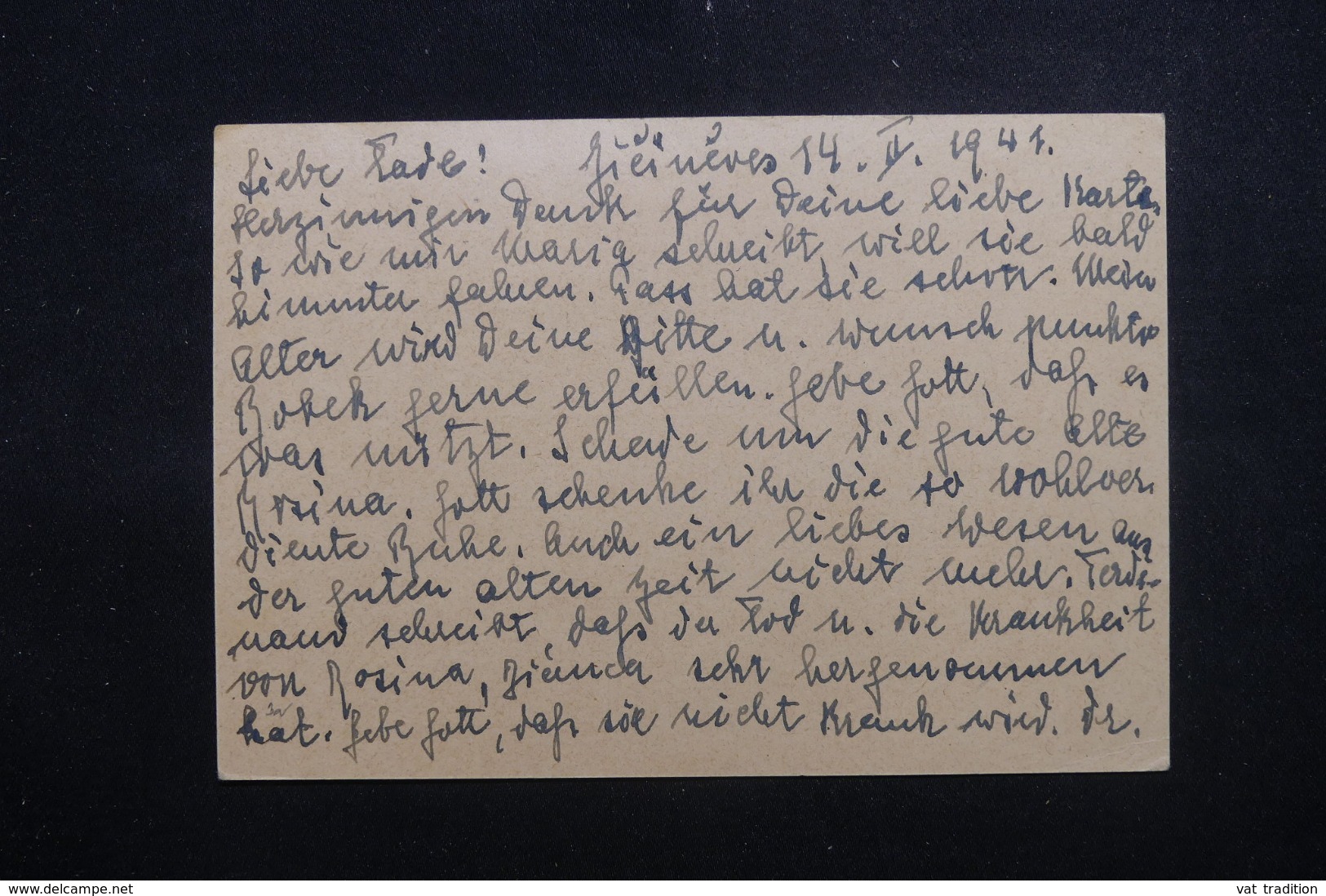 BOHÊME ET MORAVIE - Carte De Correspondance Pour Rome En 1941 Avec Contrôle Postal  - L 44039 - Lettres & Documents