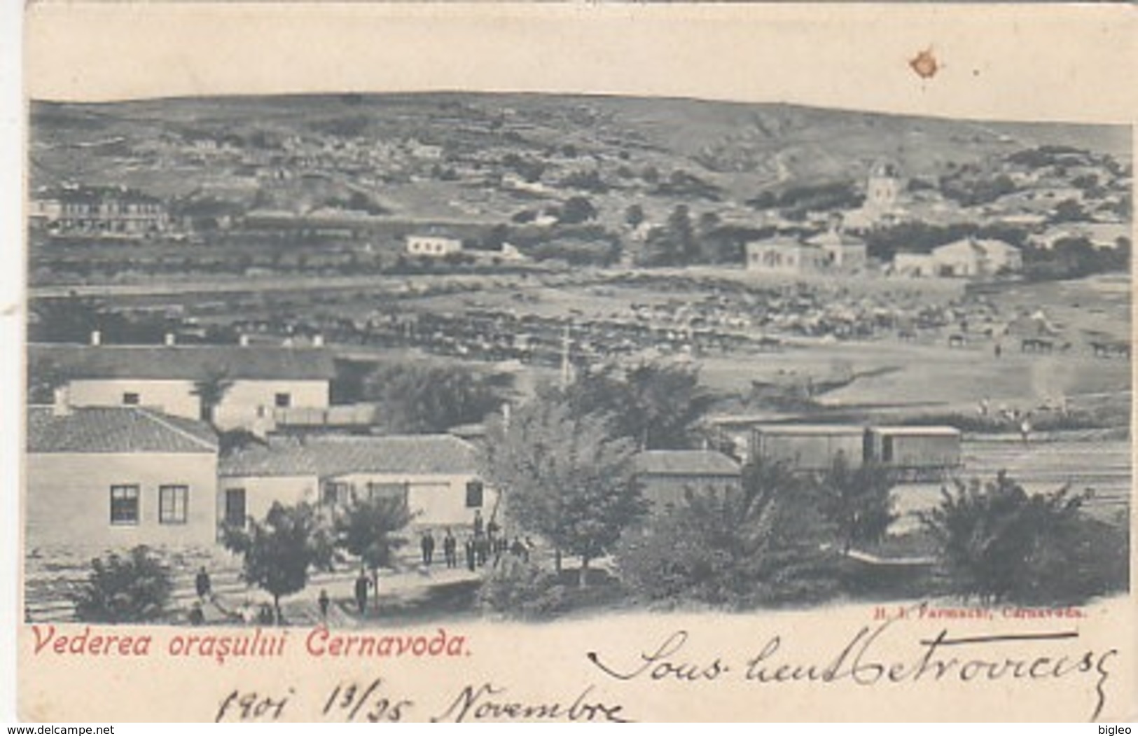 Vederea Orasului Cernavoda - 1901       (A-116-190114) - Roemenië