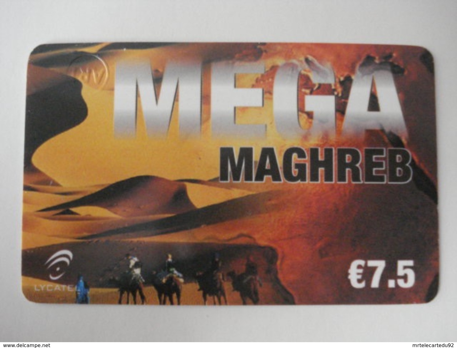 Carte Téléphonique Prépayée " MEGA Maghreb " (neuve Non Gratter). Petit Prix De Départ ! - Per Cellulari (ricariche)