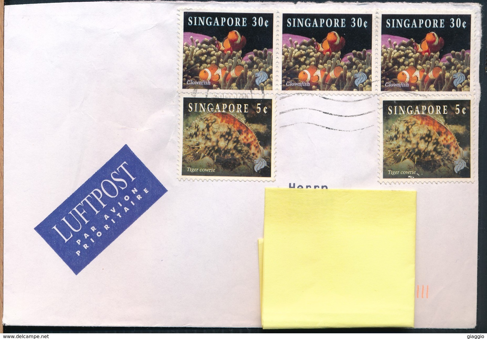 °°° POSTAL HISTORY SINGAPORE 1998 °°° - Singapore (1959-...)