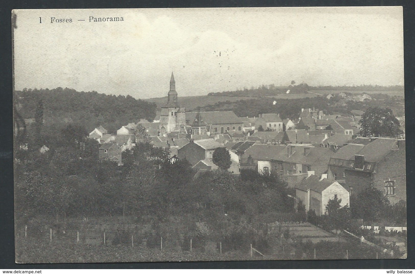 1.1 // CPA - FOSSES - Panorama  // - Fosses-la-Ville