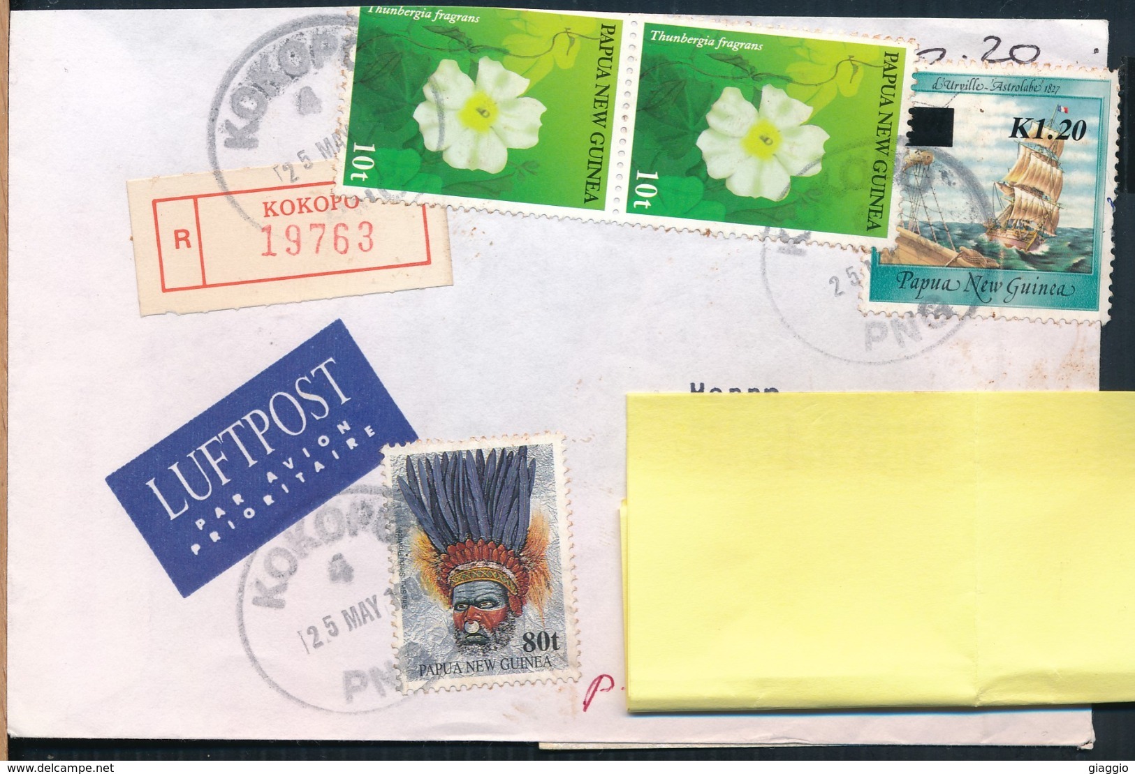 °°° POSTAL HISTORY PAPUA NEW GUINEA 1998 °°° - Papua Nuova Guinea