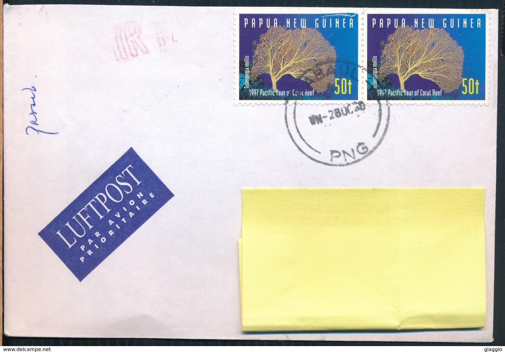 °°° POSTAL HISTORY PAPUA NEW GUINEA 1997 °°° - Papua Nuova Guinea