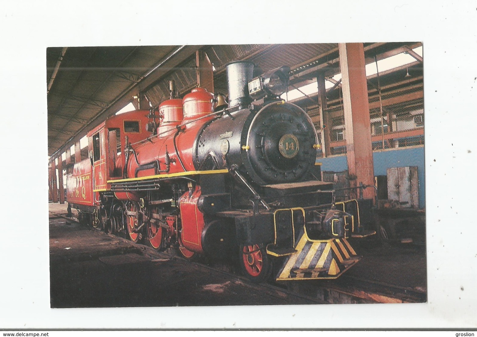 EQUATOR 128 STEAM ALL OVER THE WORLD DURAN ENFE WOORKSHOPS (EMPRESA NACIONAL DE FERROCARILES DEL ESTADO) 1988 - Ecuador