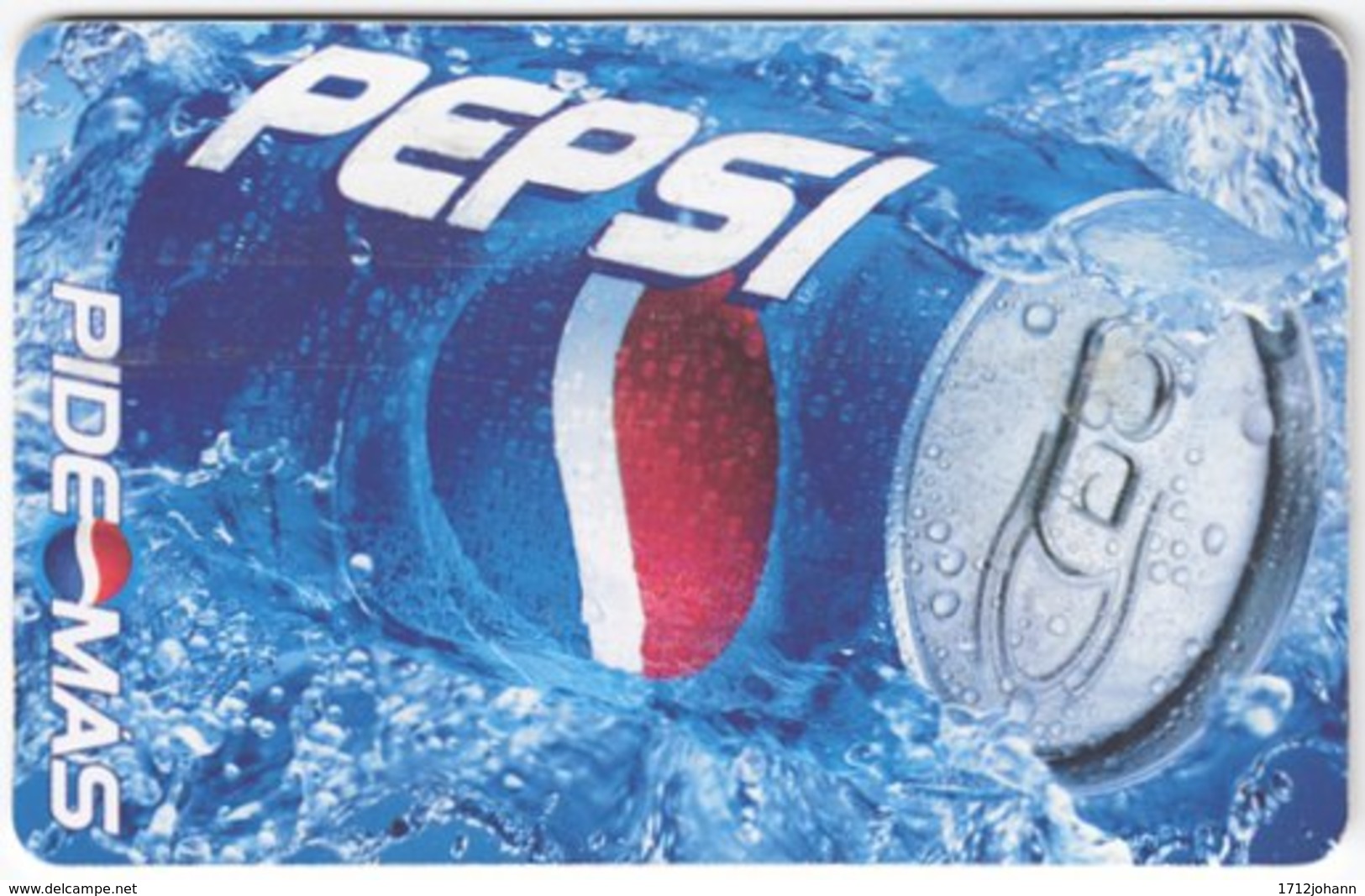 VENEZUELA B-165 Chip CanTV - Advertising, Drink, Pepsi Cola - Used - Venezuela