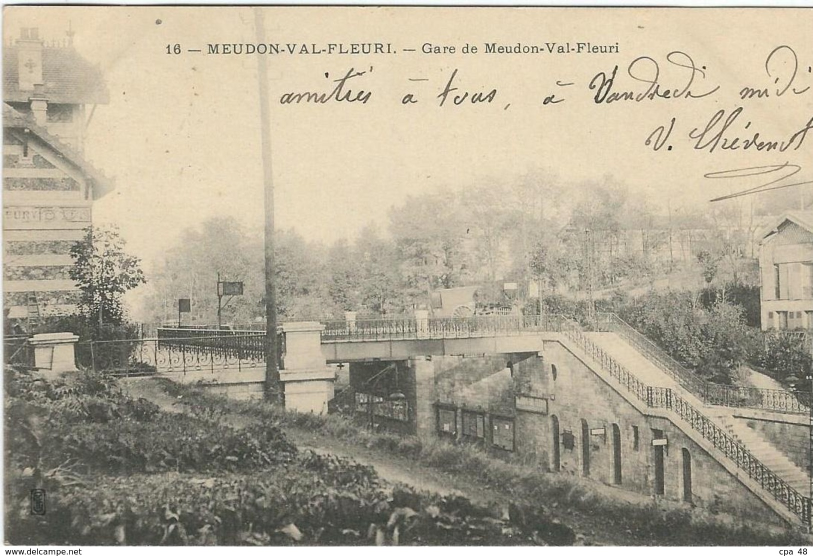 HAUTS DE SEINE : Meudon-Val Fleuri, La Gare - Meudon