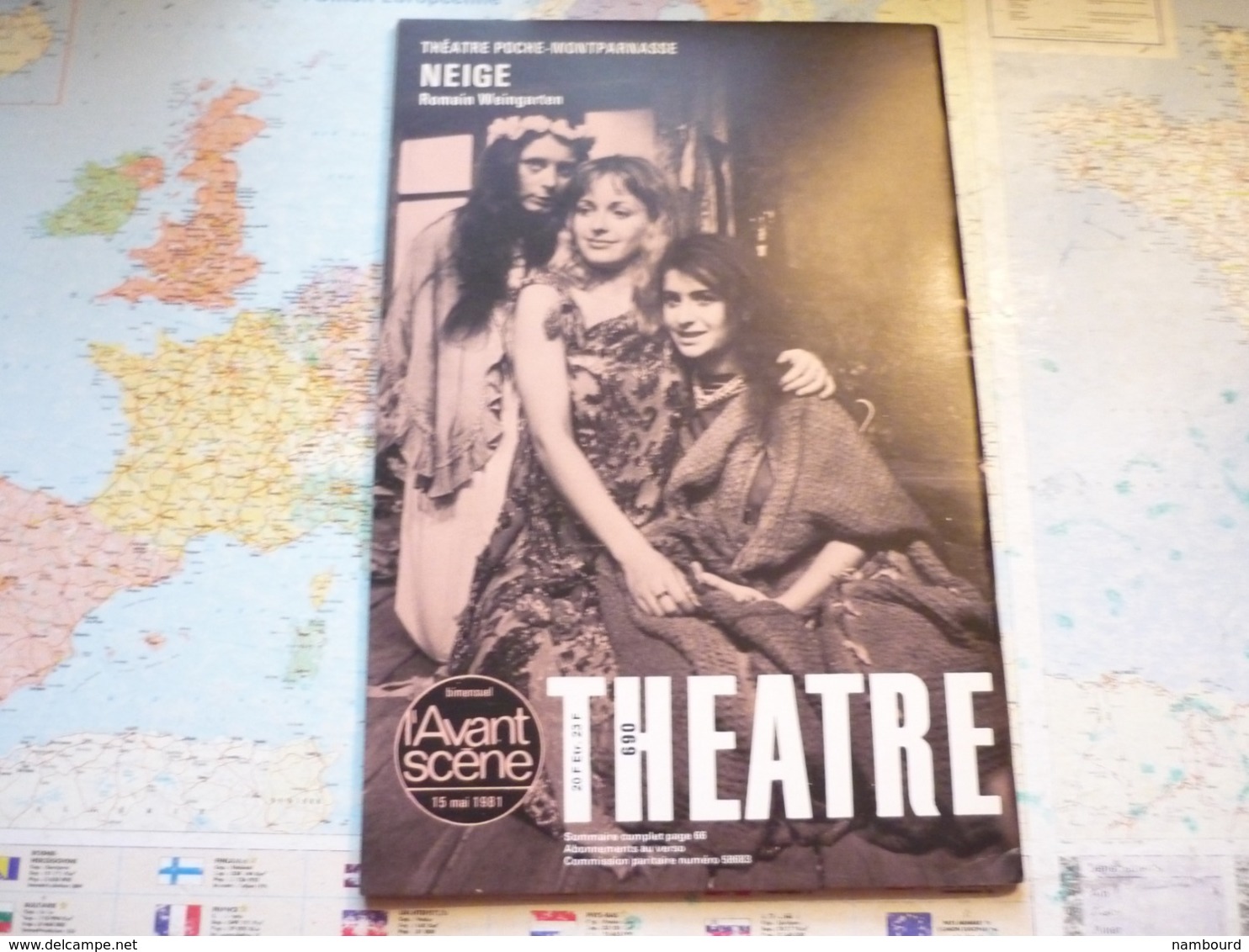 L'Avant-Scène Théâtre Lot De 5 Numéros Du N°690 (15/05/1981) Au N°694 (15/07/1981) - Autres & Non Classés