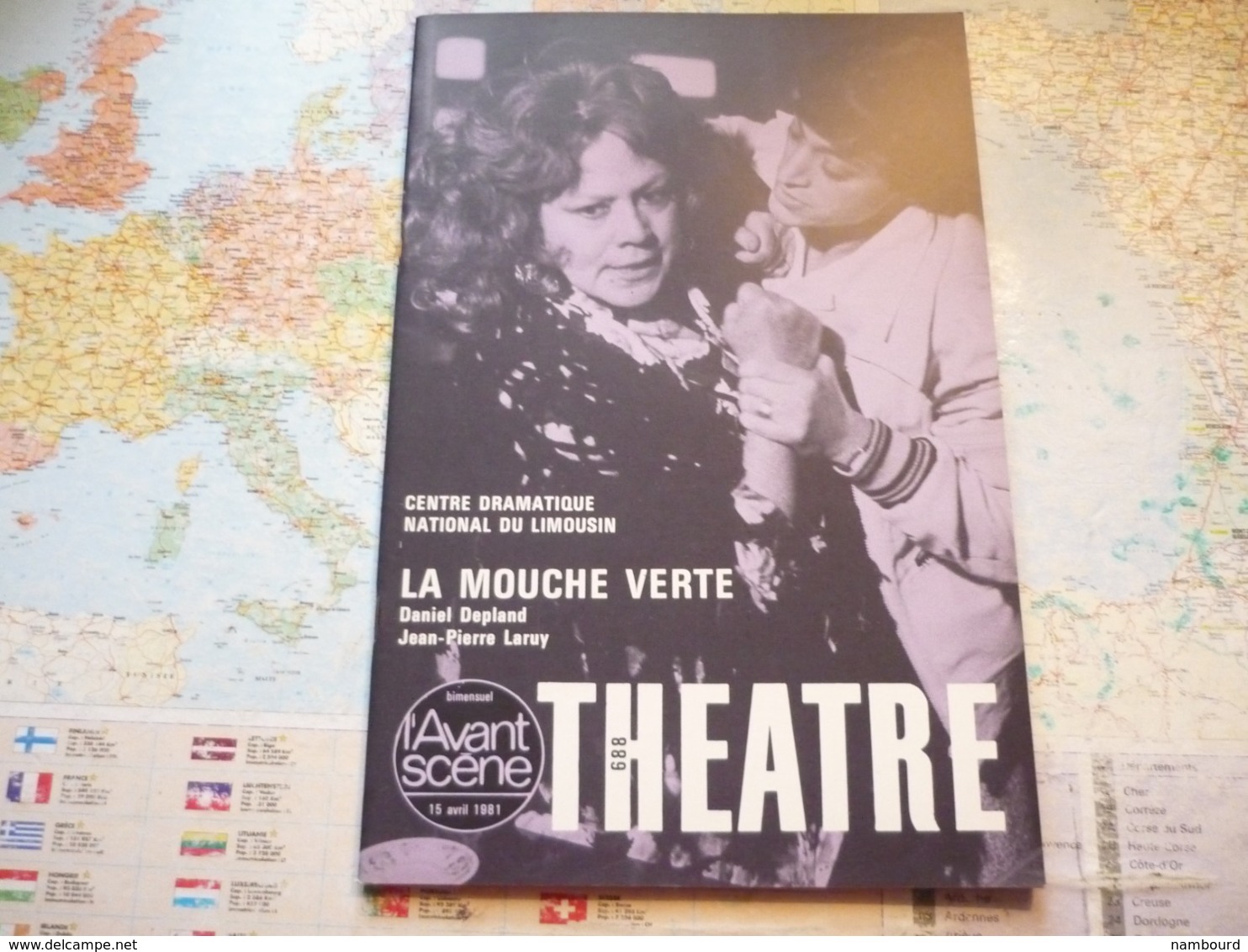 L'Avant-Scène Théâtre lot de 6 numéros du n°683 (1/02/1981) au n°688 (15/04/1981)