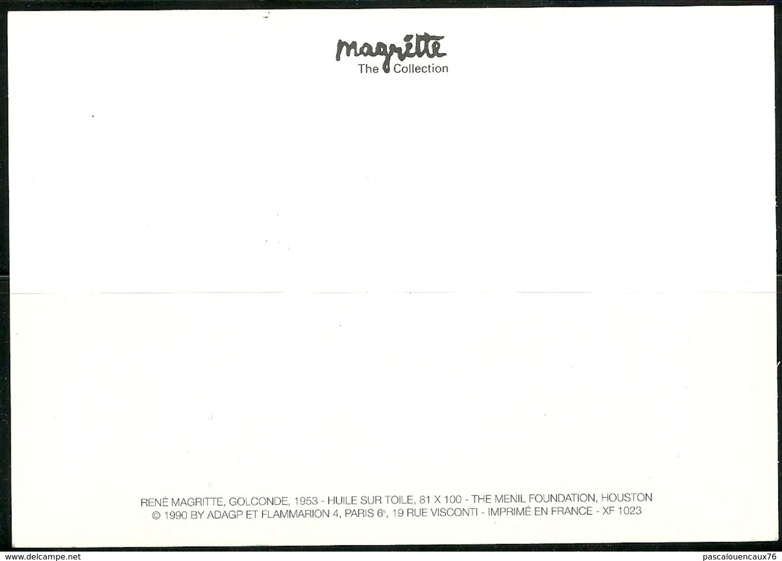 Carte Postale - Magritte - Golconde - TTBE - Non Voyagé - Pittura & Quadri