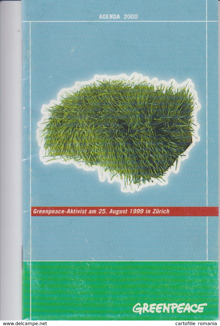 Switzerland Zurich - 1999 - Greenpeace - Agenda 2000 - 2001 - 30 Pages - Unused - Ecology - Nature