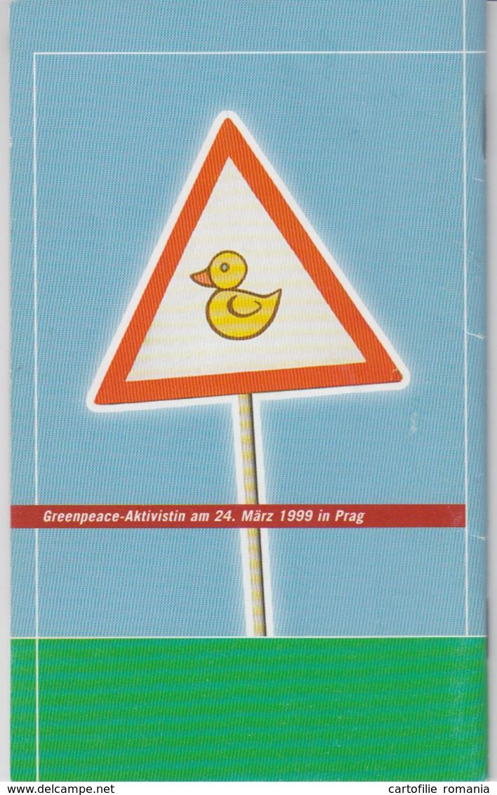 Switzerland Zurich - 1999 - Greenpeace - Agenda 2000 - 2001 - 30 Pages - Unused - Ecology - Nature