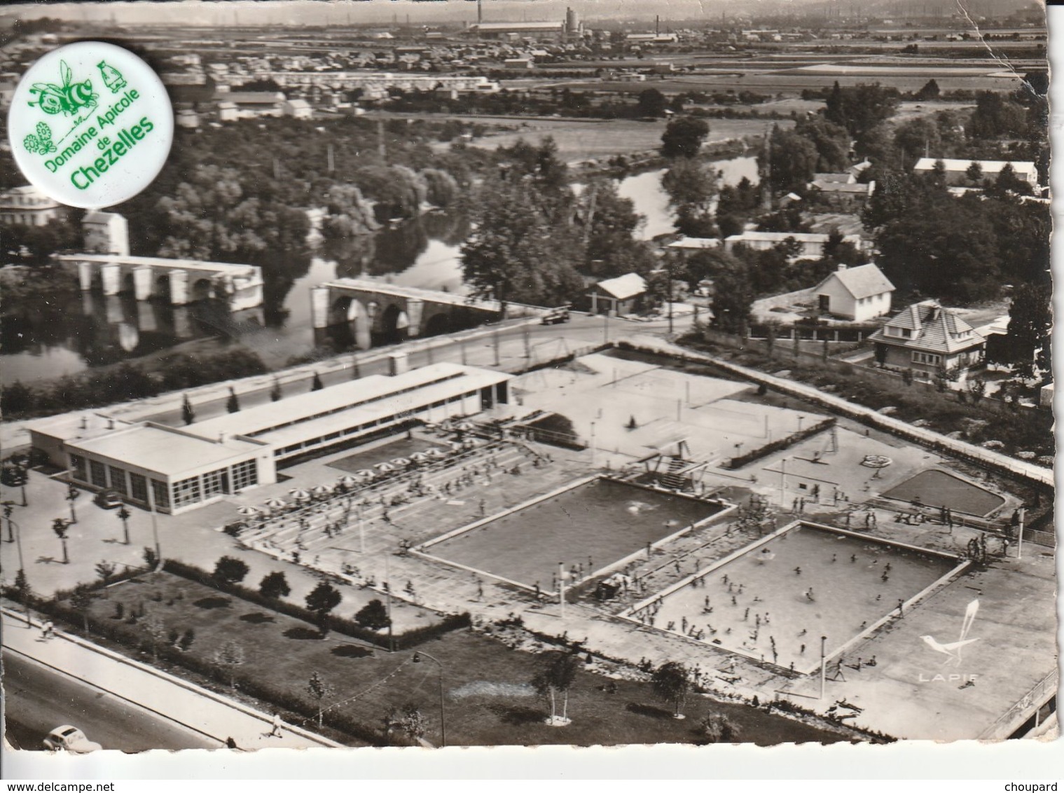 78 - Très Belle Carte Postale Semi Moderne Dentelée De MANTES LA JOLIE   Vue Aérienne - Mantes La Jolie