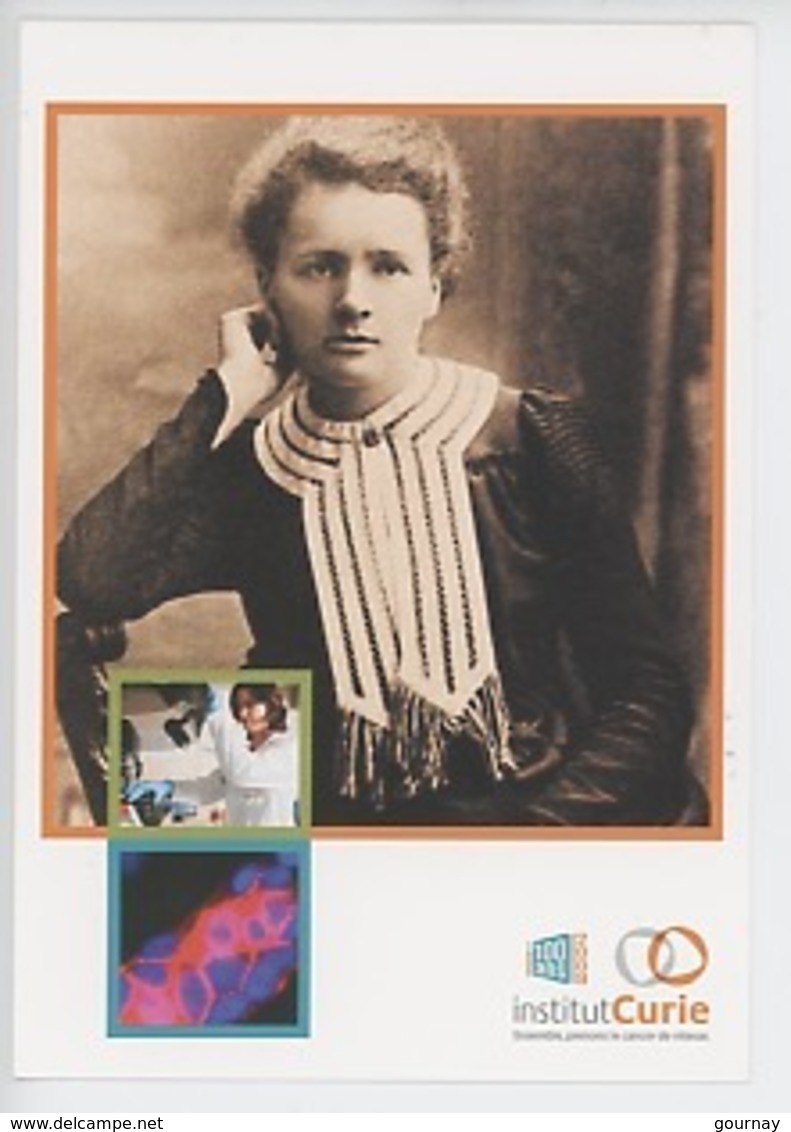 Marie Curie - Portrait - Anniversaire 1909/200(pedro Lombardi Sylvia Grille Lionel Larue) Istitut Curie Coll (cp Vierge) - Nobelprijs