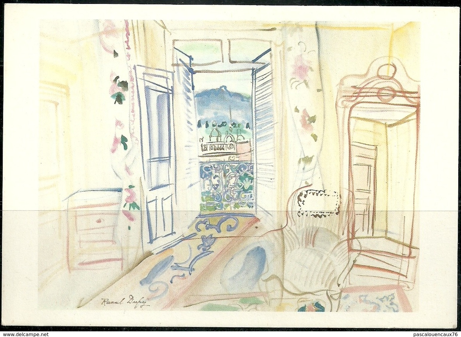 Carte Postale - Raoul Dufy - La Fenêtre Ouverte - Éditions Nouvelles Images - TBE - Voyagé - Pittura & Quadri