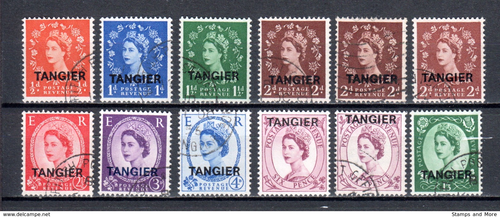 Great Britain - TANGIER 1952 Canceled - Morocco Agencies / Tangier (...-1958)
