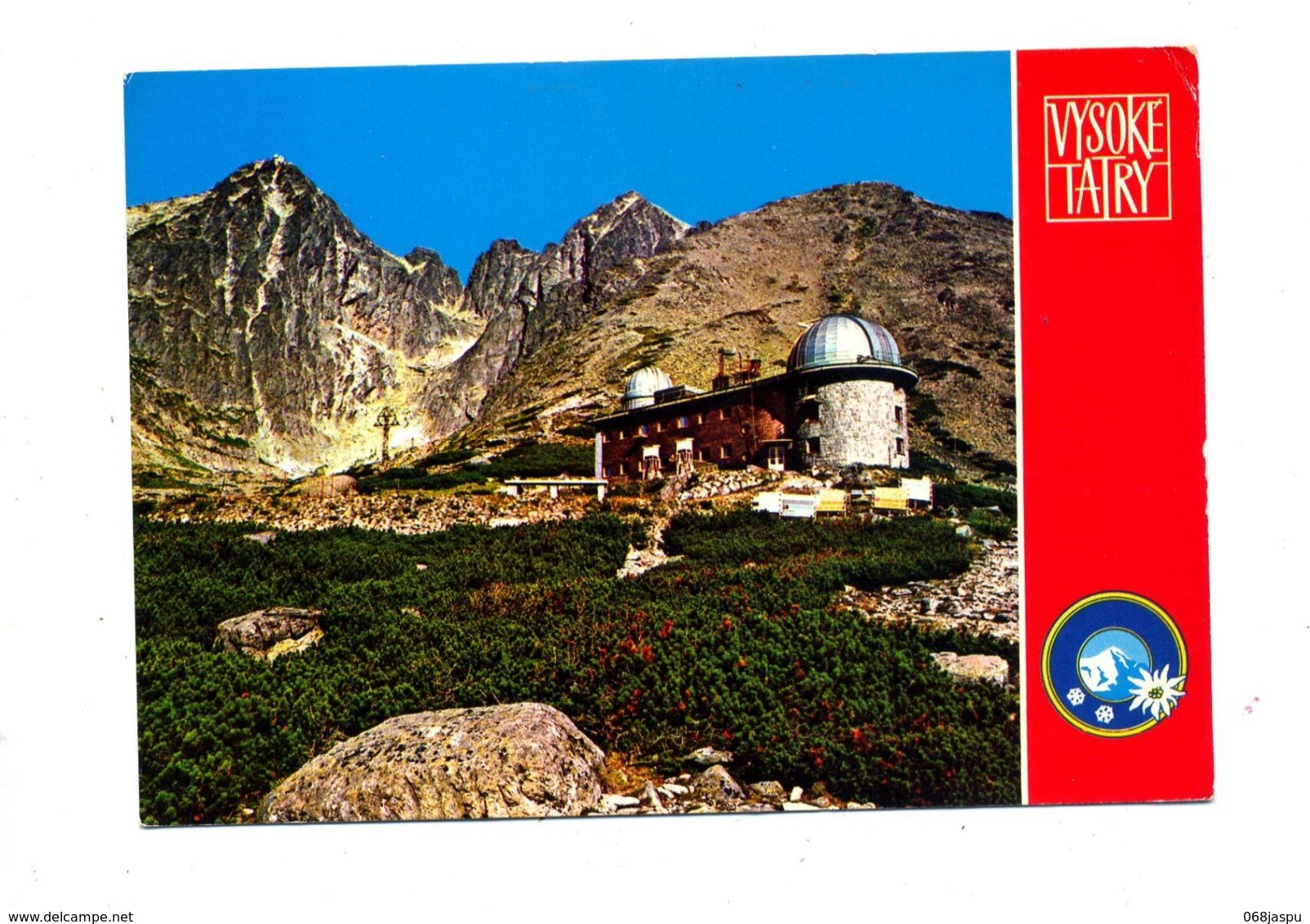 Carte Observatoire Tatry - Slowakei