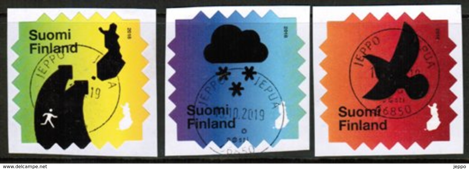 2018 Finland, Climate Change, Complete Fine Used Set On Paper. - Used Stamps