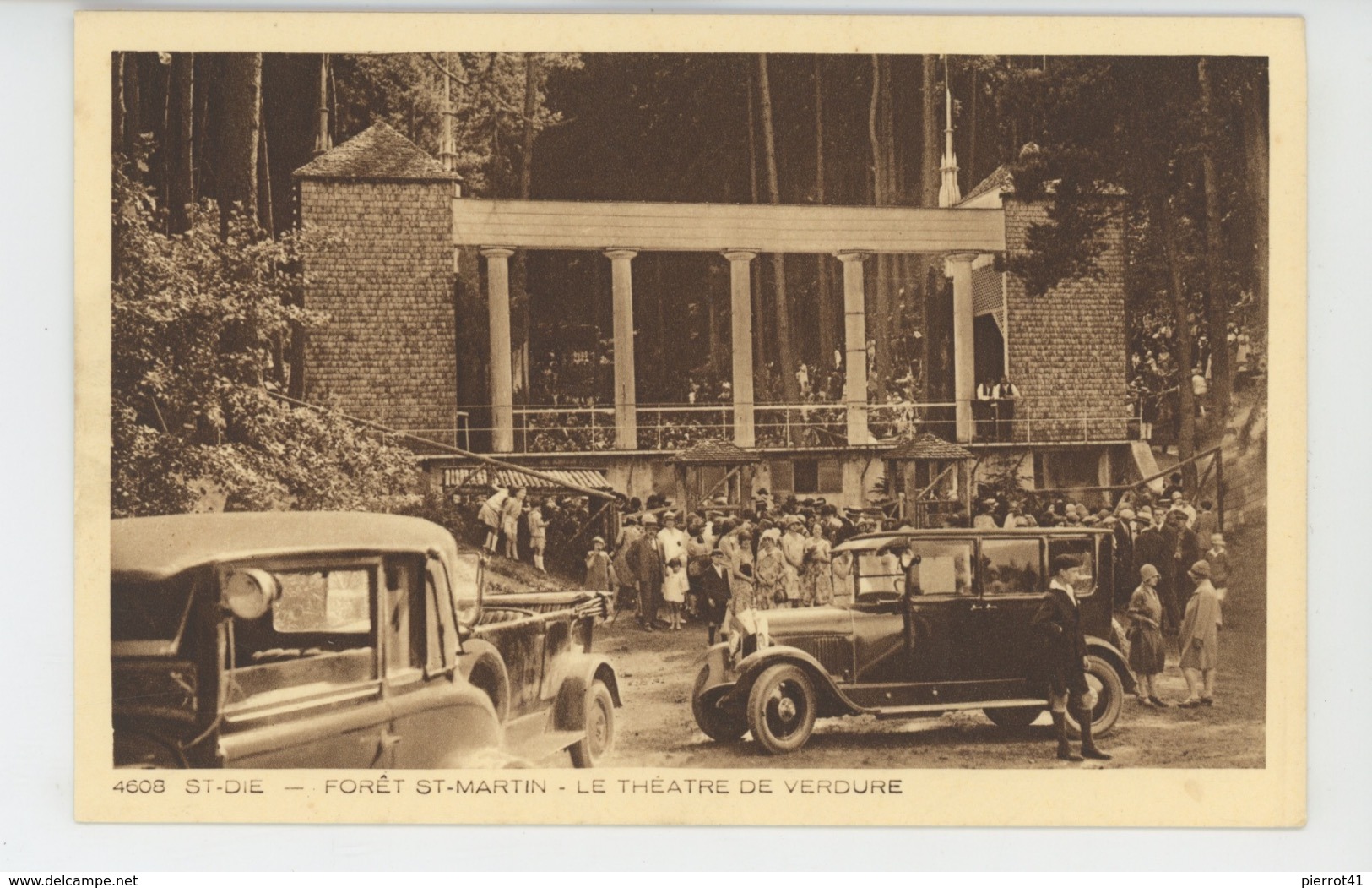 SAINT DIÉ - Forêt Saint Martin - Le Théâtre De Verdure (belle Animation Avec Automobiles ) - Saint Die