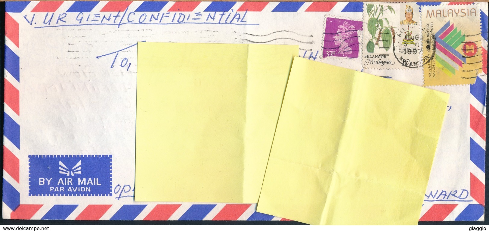 °°° POSTAL HISTORY MALAYSIA 1997 °°° - Malasia (1964-...)