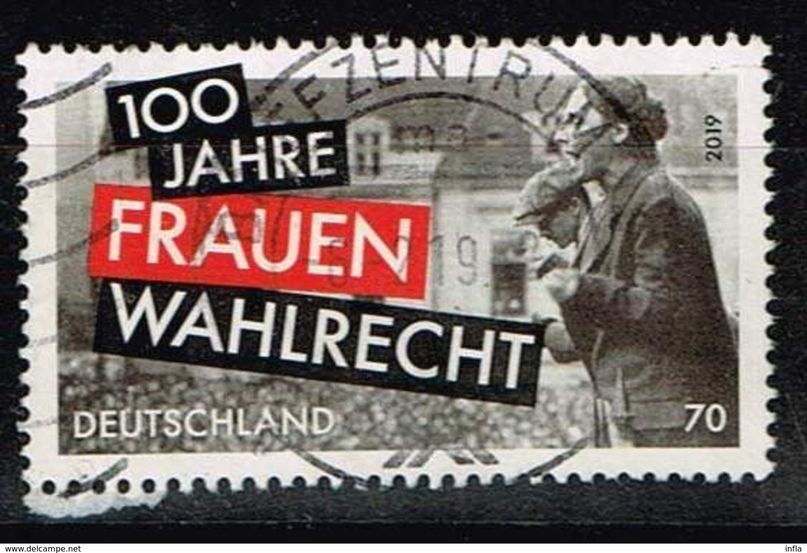 Bund 2019,Michel# 3435 O 100 Jahre Frauenwahlrecht - Gebraucht