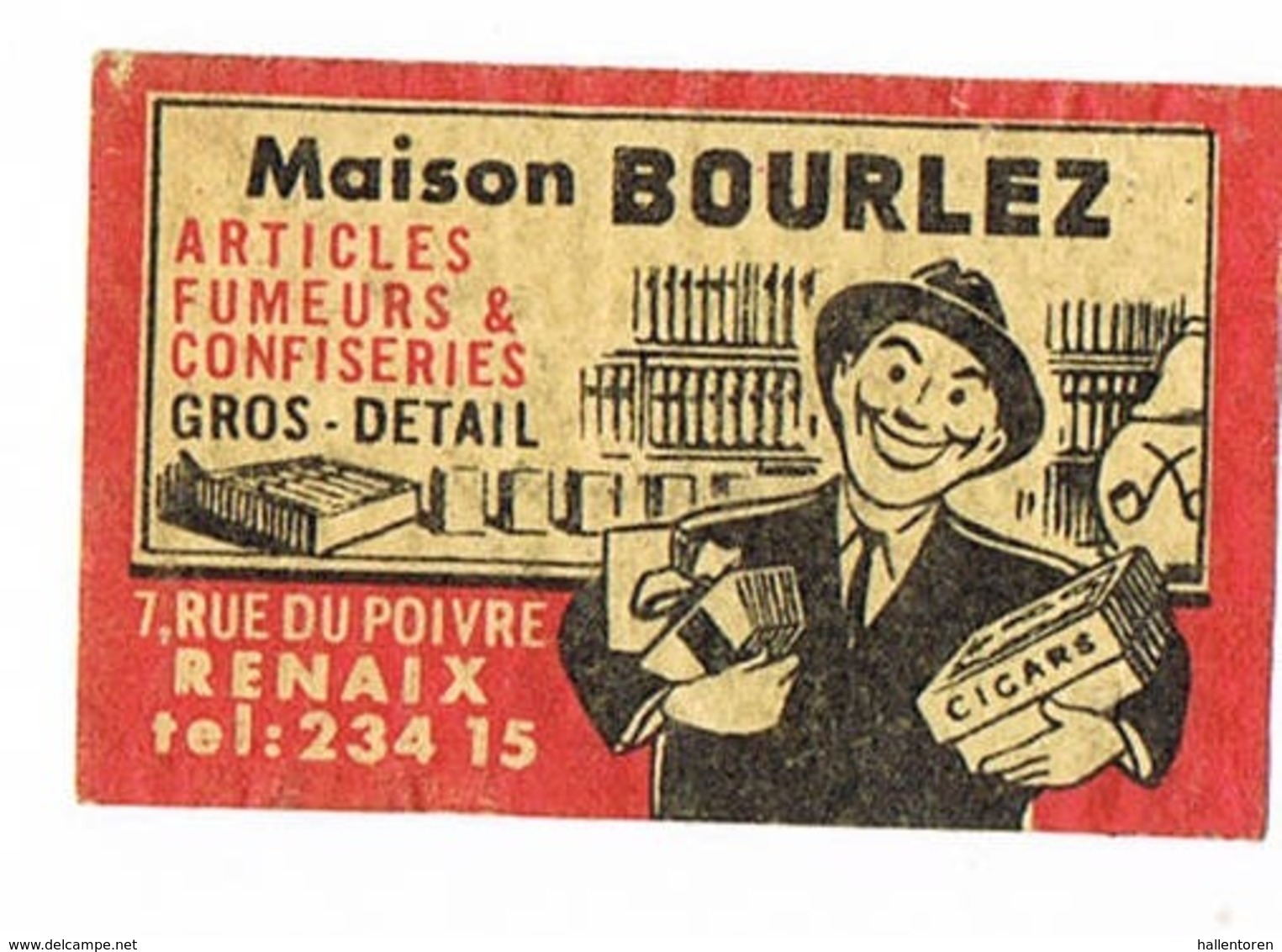 Renaix / Ronse: Maison Bourlez - Boites D'allumettes - Etiquettes