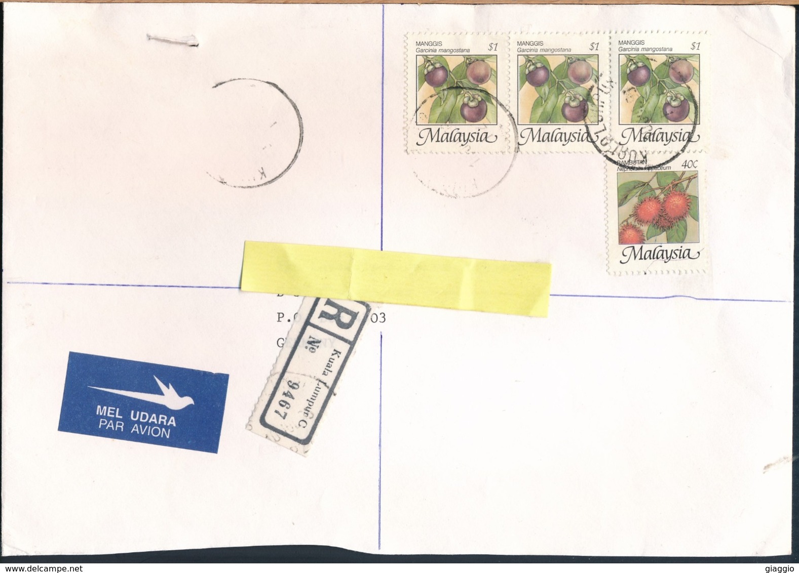 °°° POSTAL HISTORY MALAYSIA 1998 °°° - Malesia (1964-...)