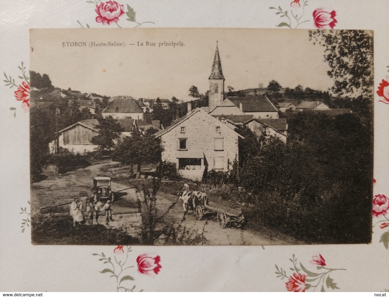 Etobon La Rue Principale Haute Saône Franche Comté - Autres & Non Classés