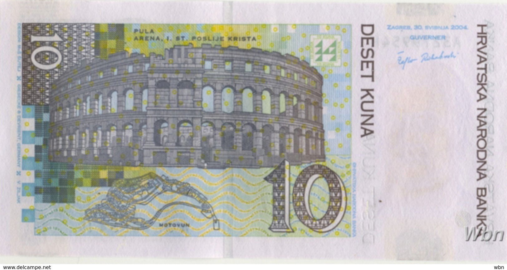 Croatie 10 Kuna (P45) 2004 -UNC- - Kroatië