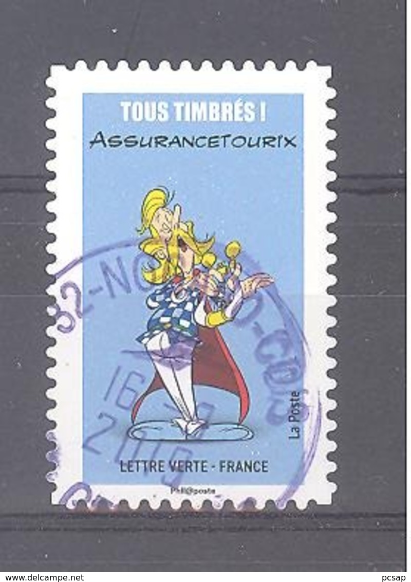 France Autoadhésif Oblitéré N°1736 (Astérix Tous Irréductibles : Assurancetourix) (cachet Rond) - Used Stamps