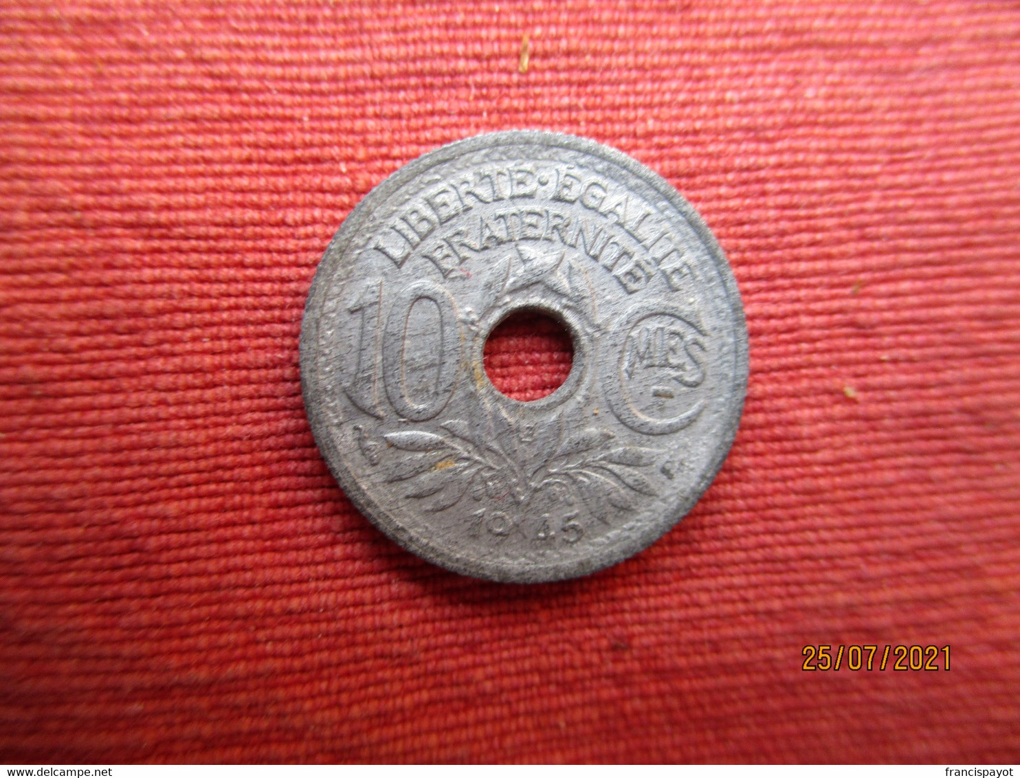 France 10 Centimes 1945 B - 10 Centimes