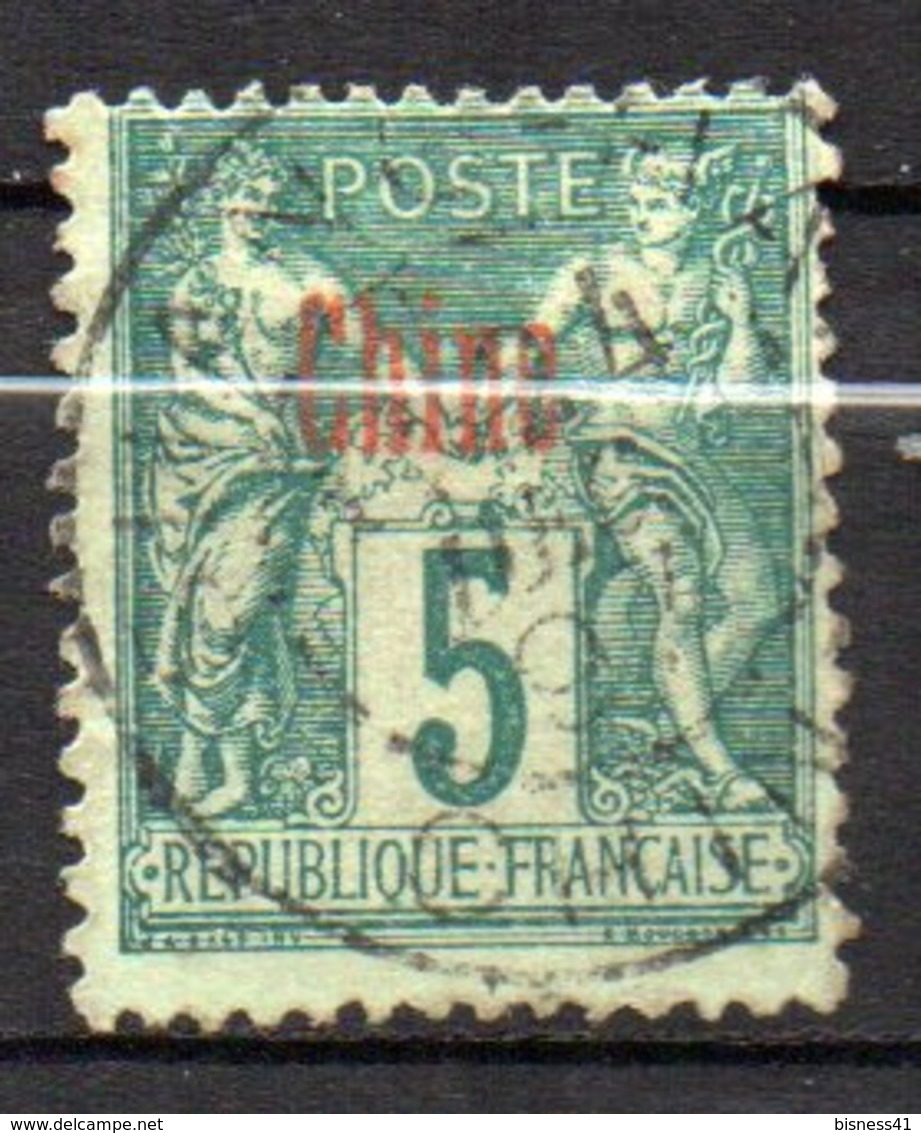 Col17  Colonie Chine N° 1 A Carmin Oblitéré Shang Hai Cote 30,00€ - Used Stamps