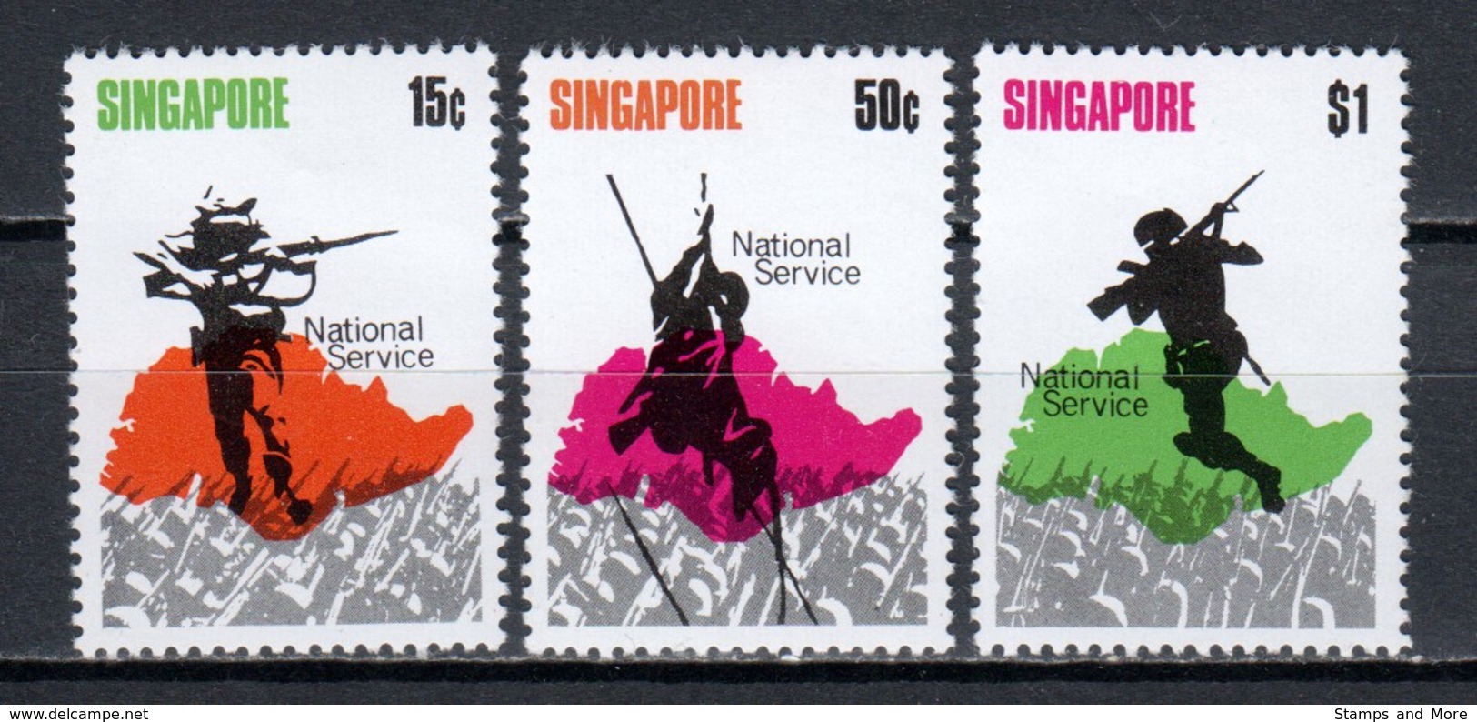 Singapore 1970 Mi 119-121 MNH - Singapur (1959-...)