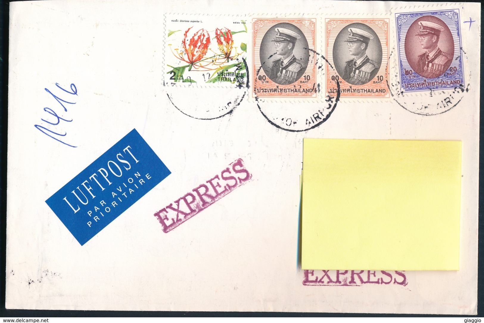 °°° POSTAL HISTORY THAILAND 2005 °°° - Tailandia