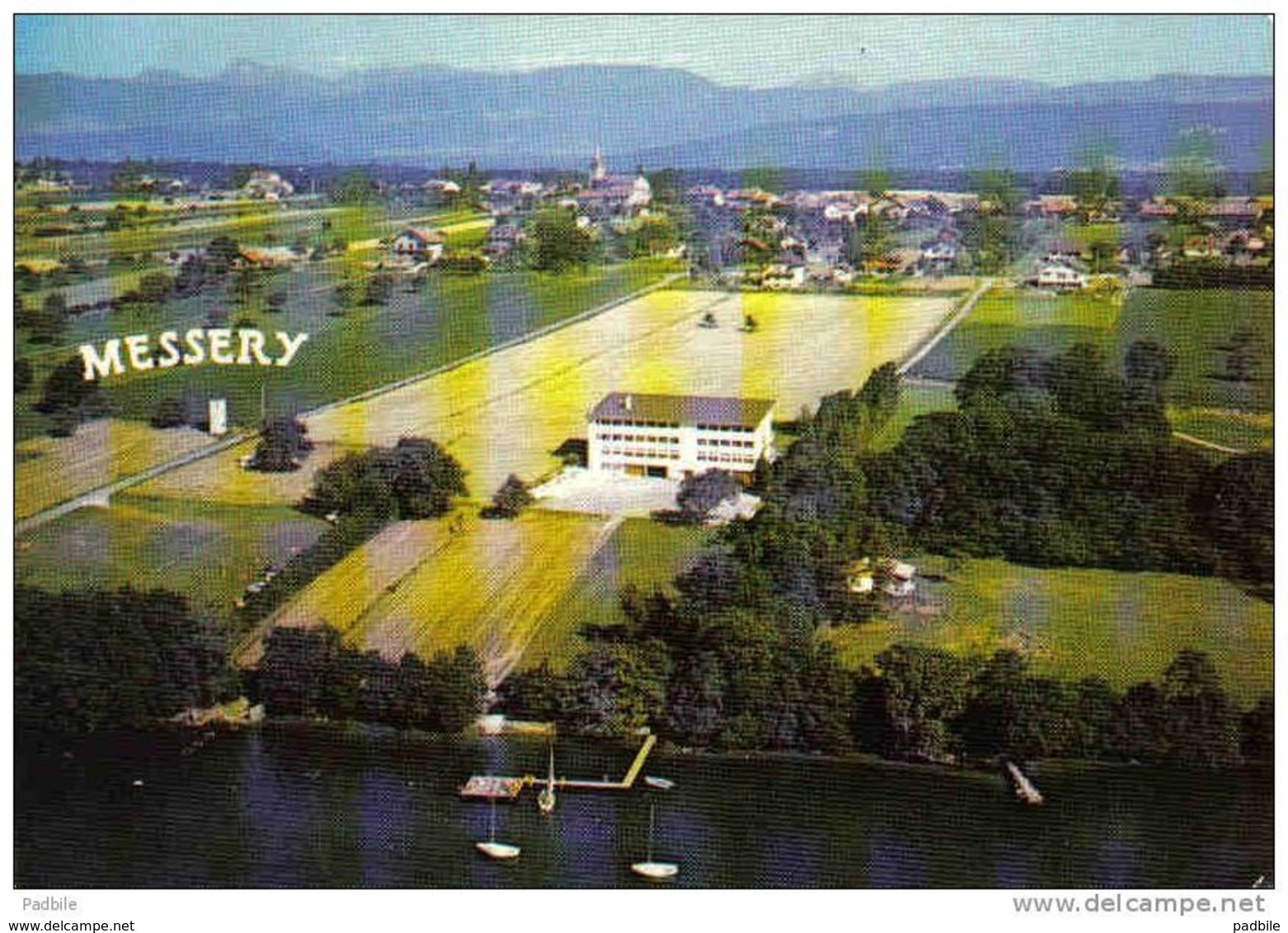 Carte Postale  74. Messery Chef Lieu De La Maison Alsthom Vue D'avion   Trés Beau Plan - Messery