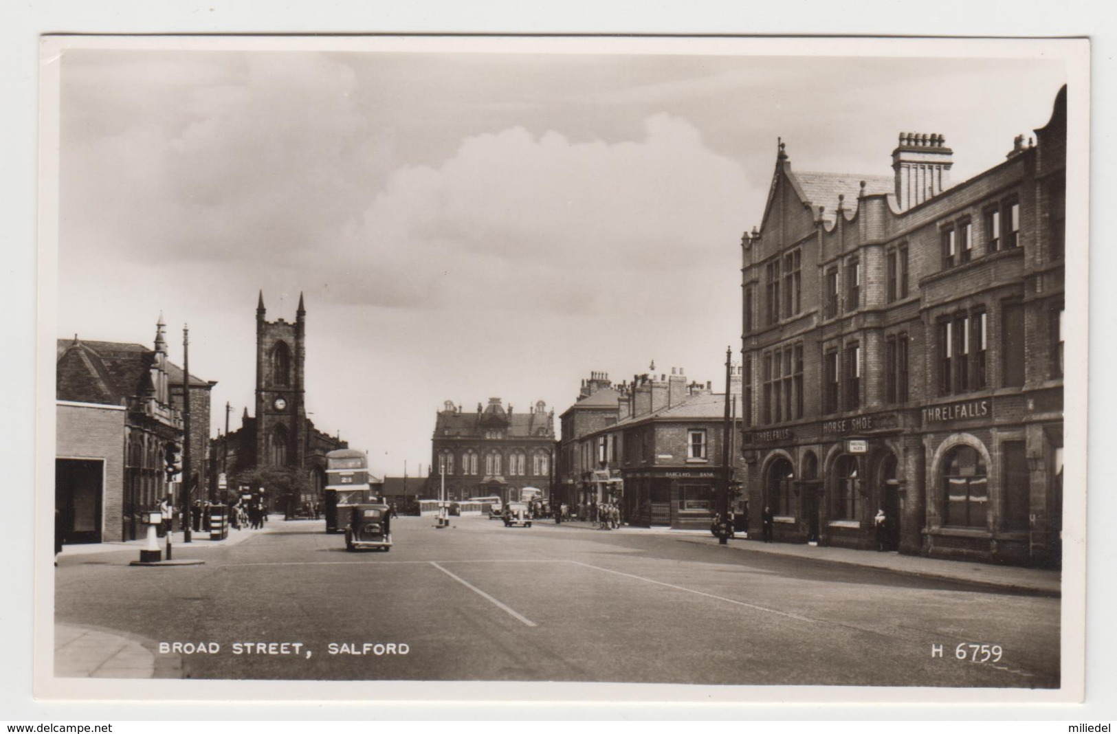 AB267 - ANGLETERRE - Broad Street - Salford - Manchester