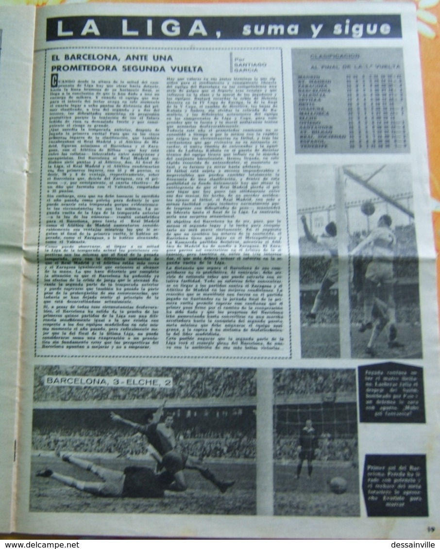 FUTBOL - Boletin Oficial BARCELONA Diciembre 1961 - [4] Themen