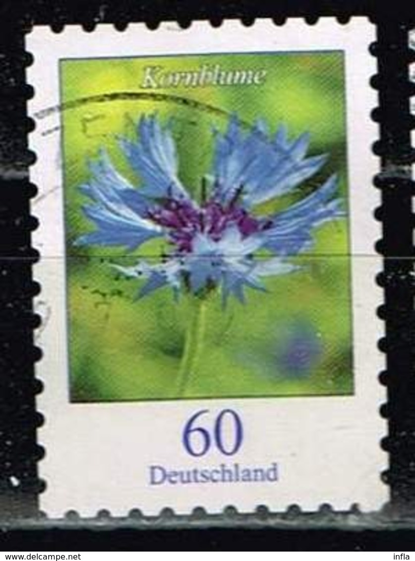 Bund 2019,Michel# 3481 O Blumen: Flockenblume Selbstklebend - Gebraucht