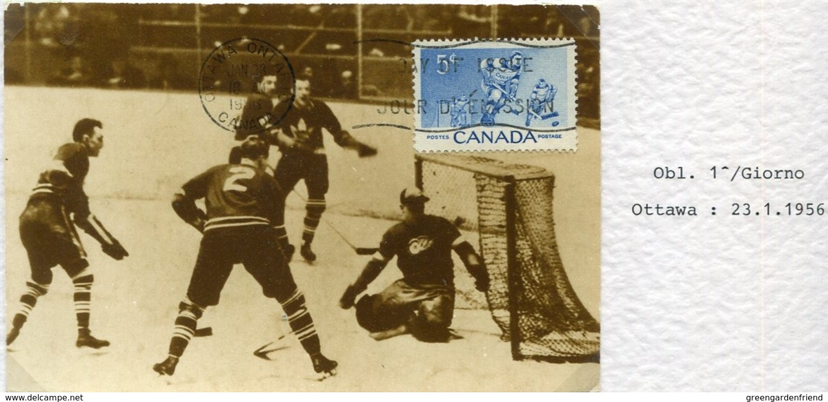 48201 Canada  , Maximum 1956,  Eishockey, Hockey On Ice,  Hockey Sur Glace - Hockey (Ice)