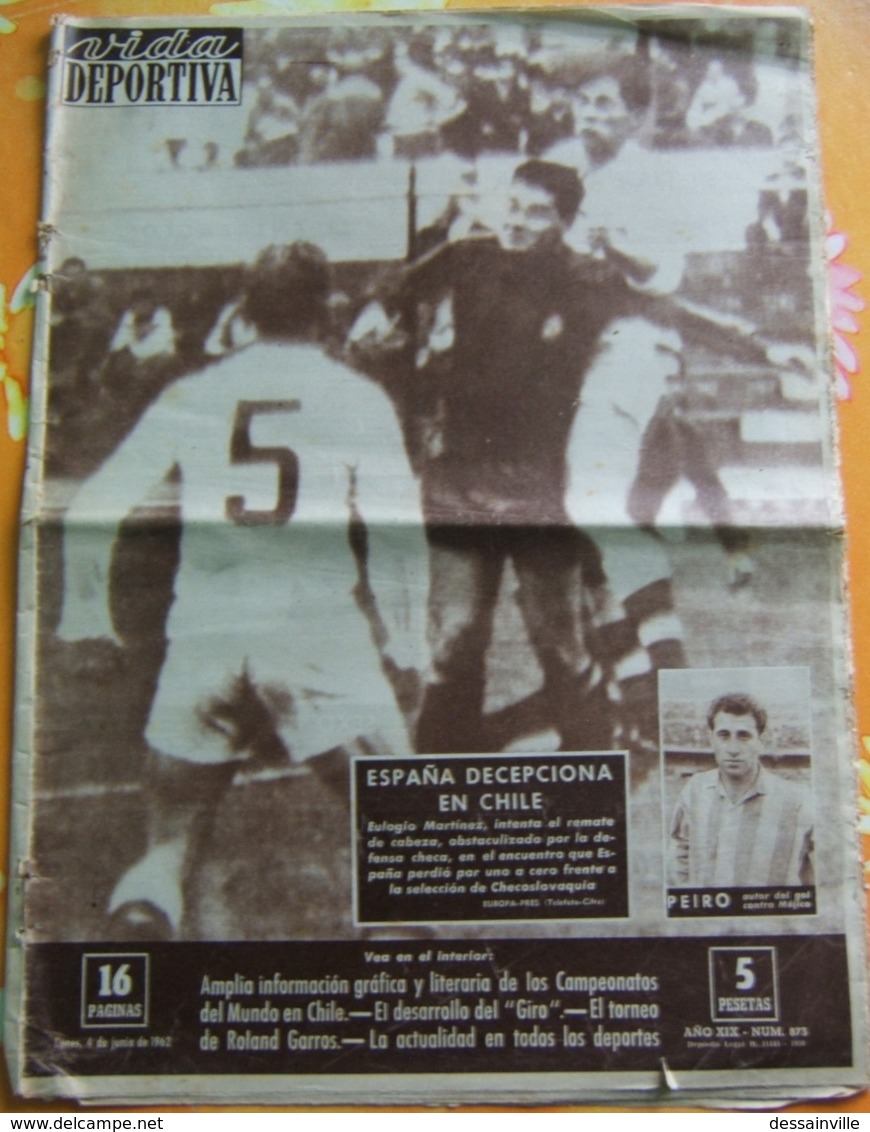 Deportes  VIDA DEPORTIVA N° 873 Junio 1962 - FUTBOL COPA DEL MUNDO CHILE - [4] Themes