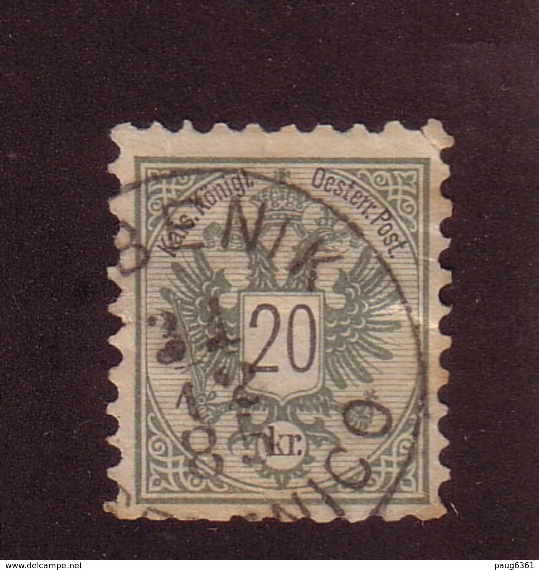 AUTRICHE 1883  YVERT N°44 OBLITERE - Gebraucht