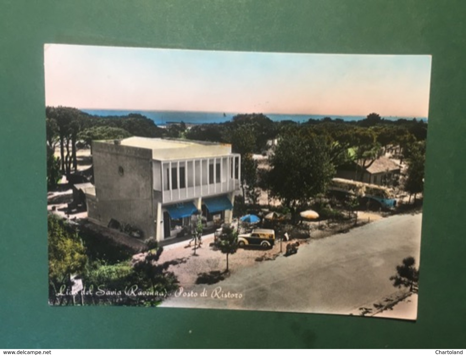 Cartolina Lido Del Savia - Ravenna - Posto Di Ristoro - 1958 - Ravenna