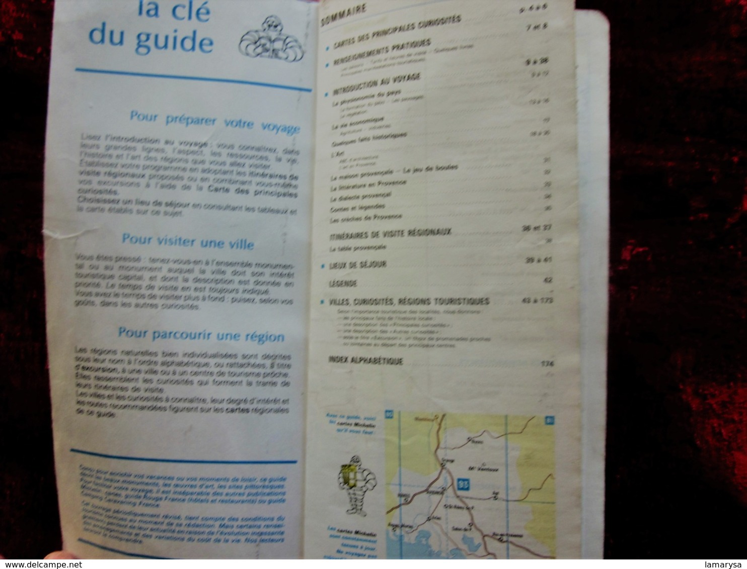 LA PROVENCE GUIDE MICHELIN Livre, Revue Français  Pratique  Michelin (guides) 1983 - Michelin (guides)