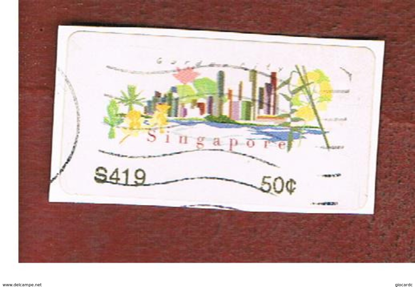 SINGAPORE - MI AT11 -  2007  THE GARDEN CITY  -  USED ° - Singapore (1959-...)