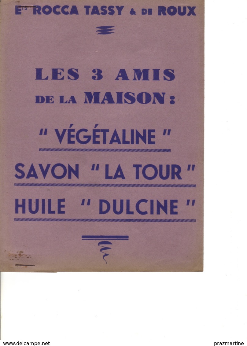 Protège Cahier Végétaline - Savon La Tour - Huile Dulcine - Alimentaire