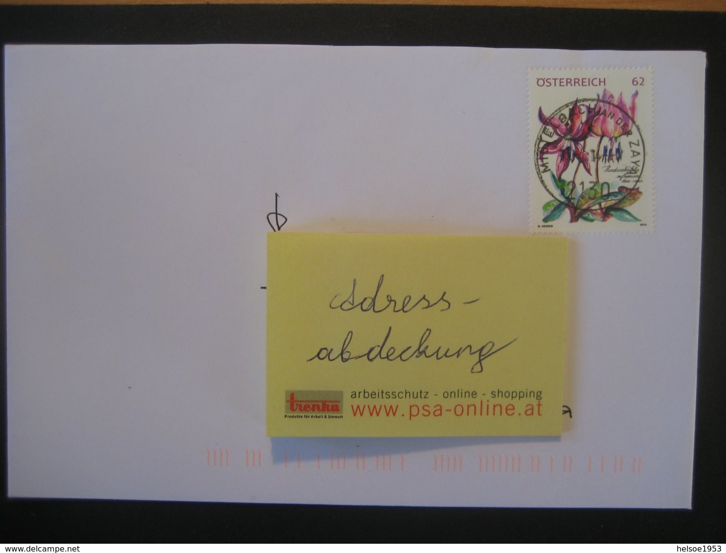 Österreich 2014- Beleg Mit Treuebonusmarke - Lettres & Documents